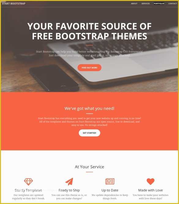 Bootstrap Templates Free Download Of 16 Portfolio Bootstrap themes & Templates