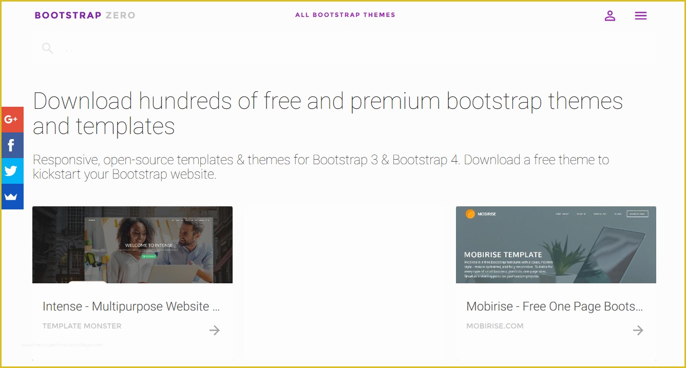 Bootstrap Templates Free Download Of Download Bootstrap Zero Free Bootstrap themes and