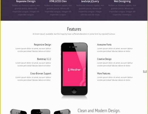 Bootstrap Templates Free Download Of Free App Website Templates &amp; themes