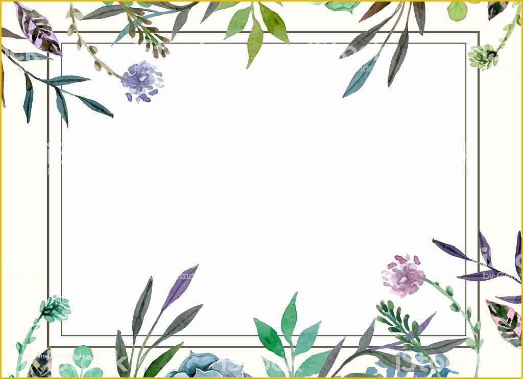 Border Invitation Templates Free Of Floral Border Wedding Invitation Card Template Stock