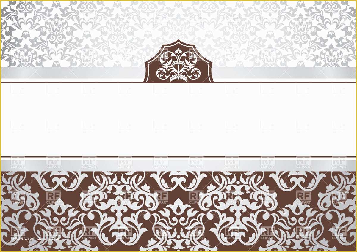 Border Invitation Templates Free Of Invitation Card Template with ornamental Borders