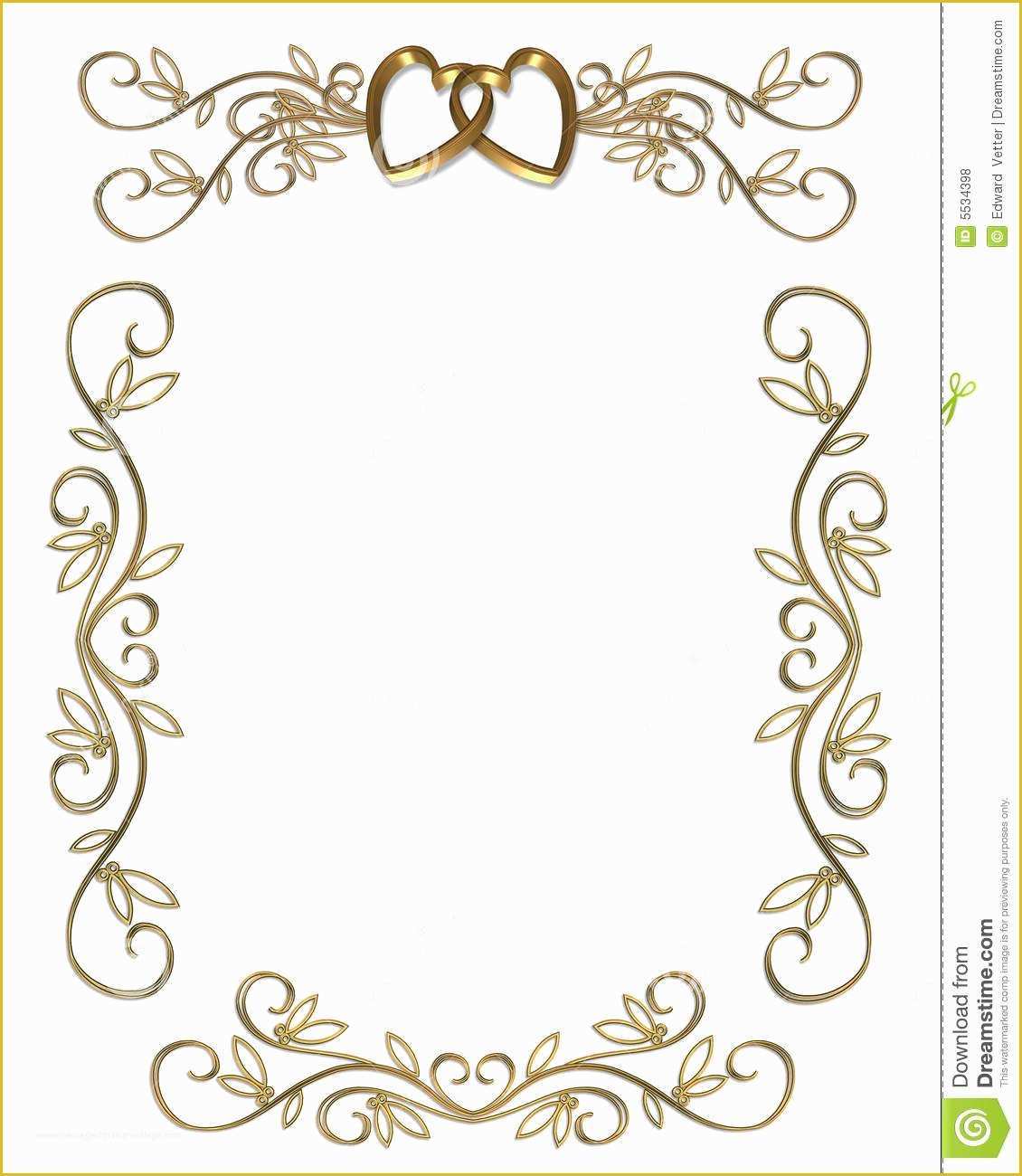 Border Invitation Templates Free Of Wedding Invitation Borders Wedding Invitation Borders for