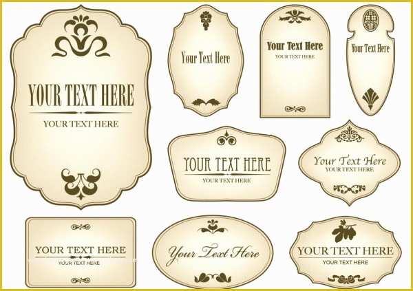 Bottle Label Template Free Of 12 Vintage Bottle Label Templates Free Printable Psd