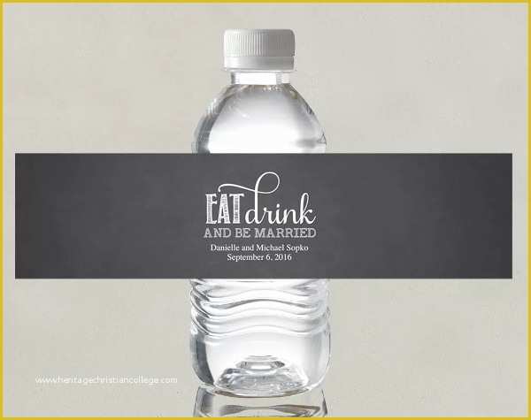 Bottle Label Template Free Of 14 Wedding Water Bottle Label Templates Psd Word Pdf