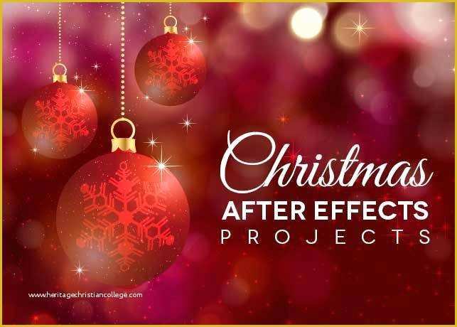 Bourne Identity Style Free after Effects Template Of 20 Christmas after Effects Projects