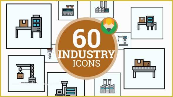 Bourne Identity Style Free after Effects Template Of Industry Industrial Factory Manufacturing Animation – Flat