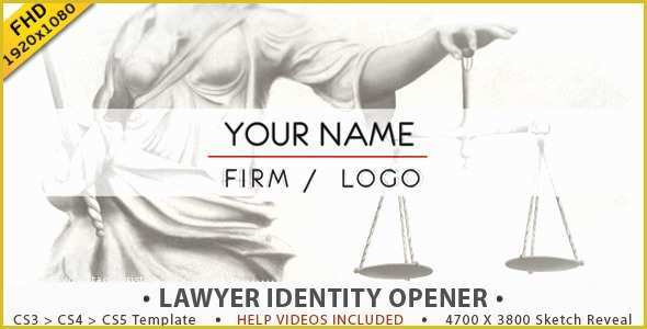 Bourne Identity Style Free after Effects Template Of Justice Lawyer Identity Opener Ae Template Download