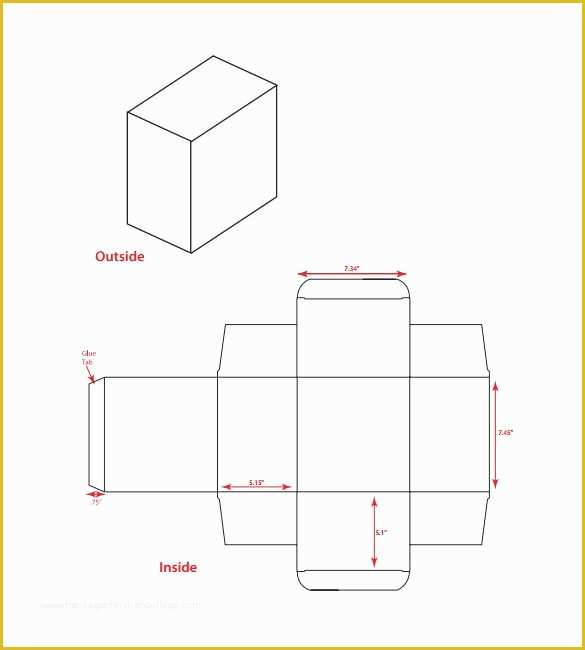 Box Design Templates Free Of 10 Rectangle Box Templates Doc Pdf