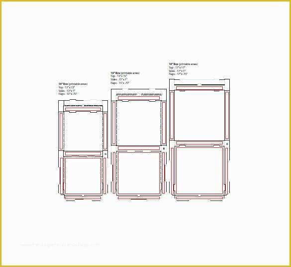 Box Design Templates Free Of 14 Pizza Box Templates Doc Pdf