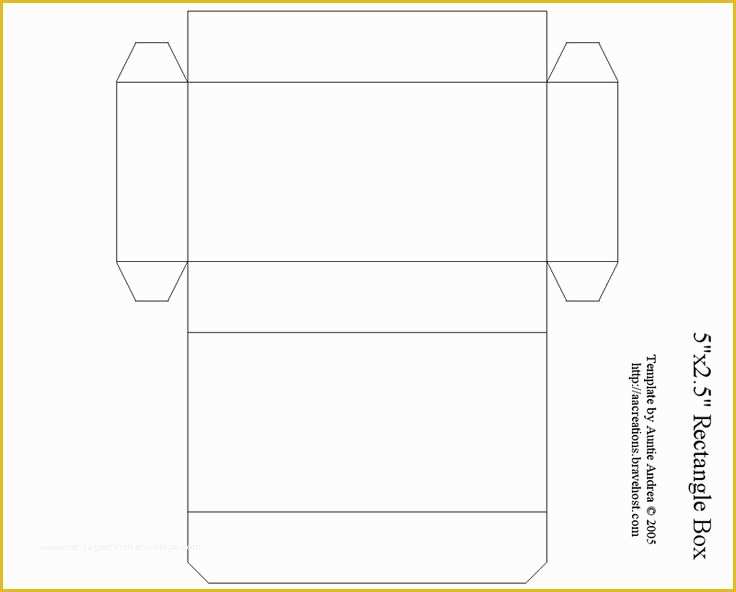 Box Design Templates Free Of 5 " Rectangle Box Box Templates