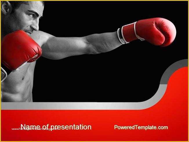 Boxing Templates Free Of Boxing Powerpoint Template Bountrfo