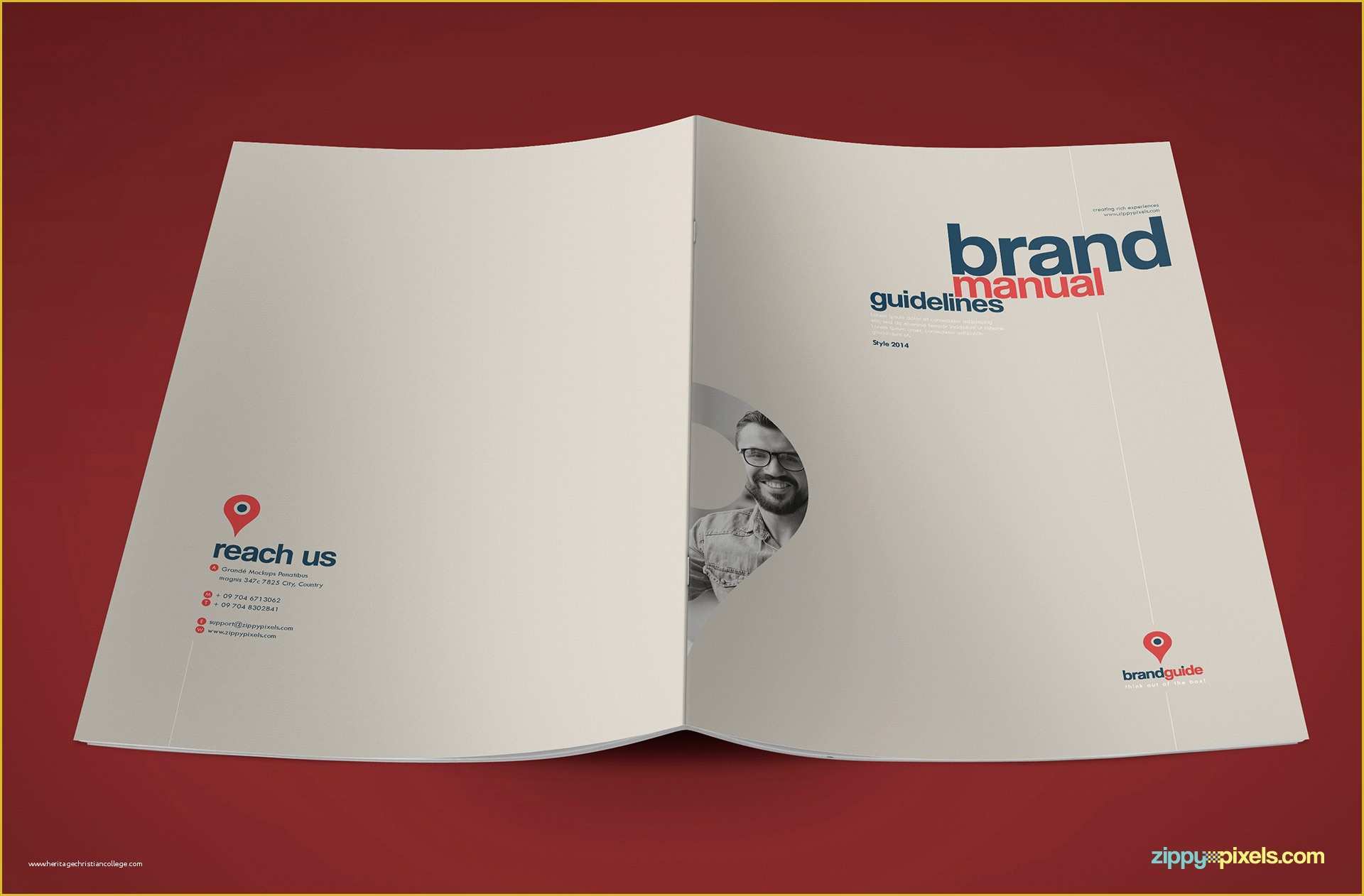 Brand Book Template Free Of Artistic Brand Identity Manual Template Brand Book