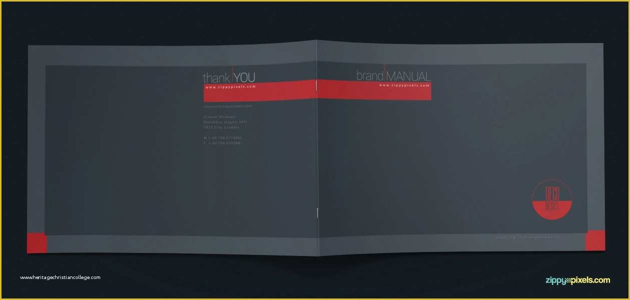 Brand Book Template Free Of Bundle Of 10 Brand Book Templates From Zippy