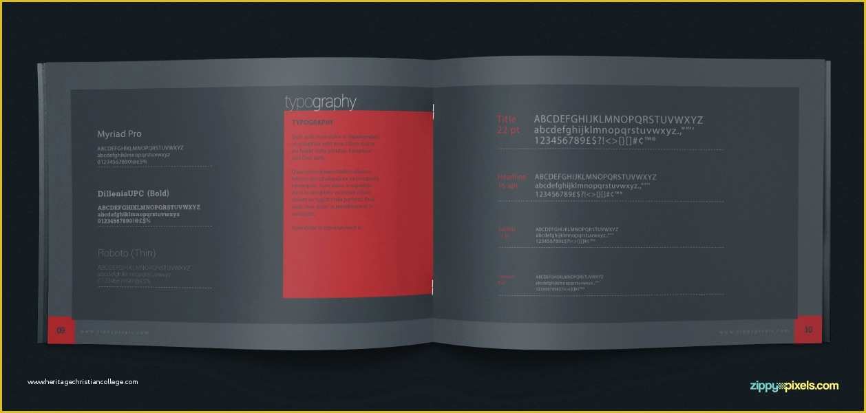 Brand Book Template Free Of Bundle Of 10 Brand Book Templates From Zippy