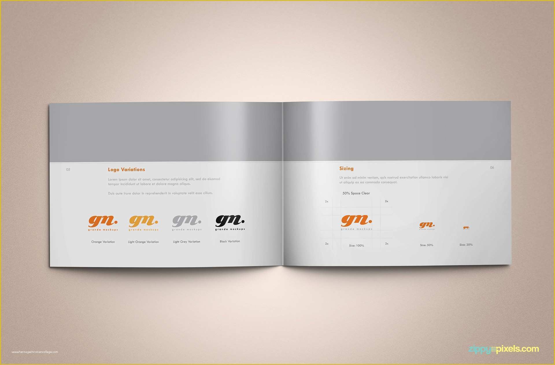 Brand Book Template Free Of Download Professional Brand Guidelines Brandbook Template