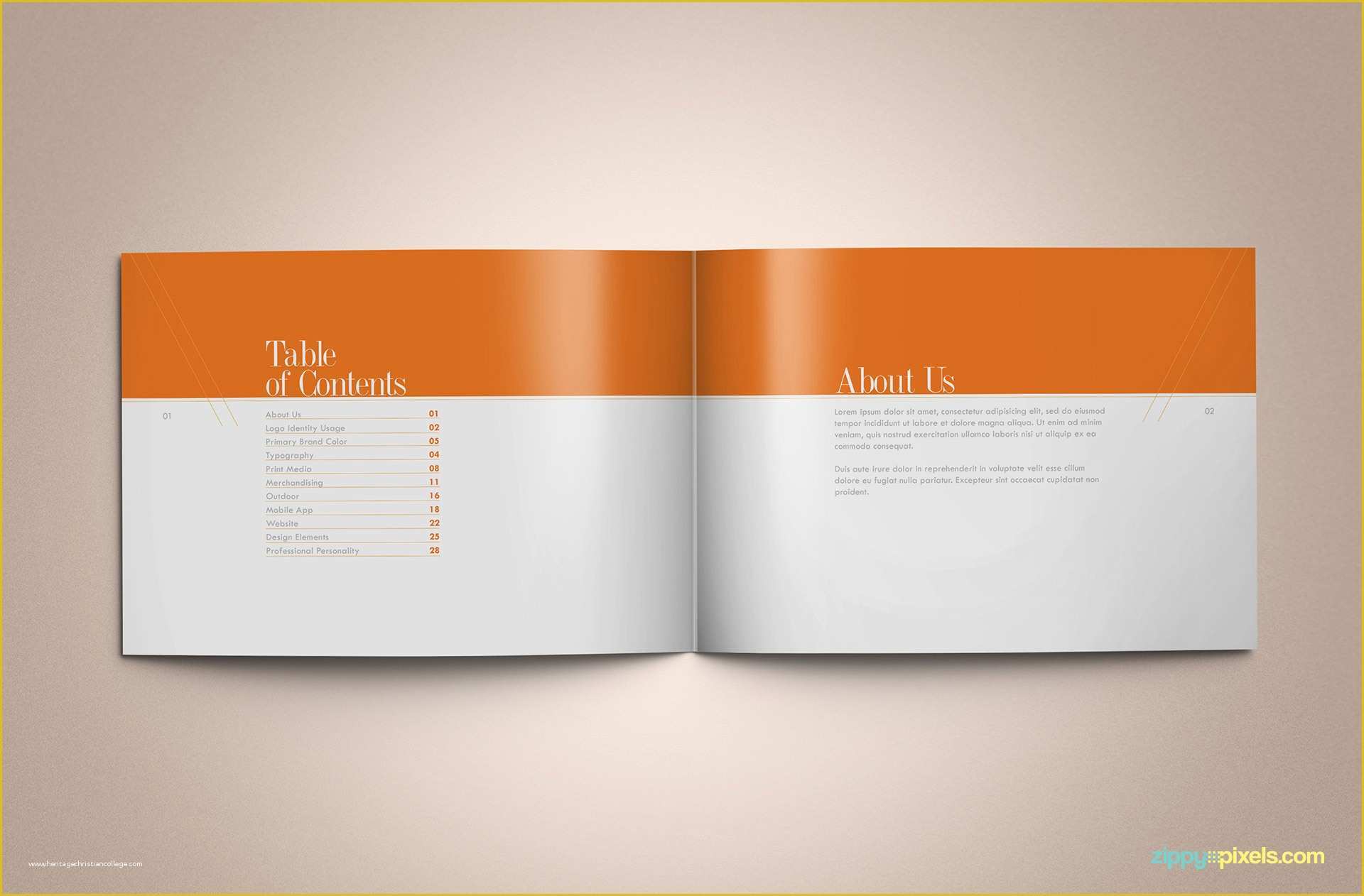 Brand Book Template Free Of Download Professional Brand Guidelines Brandbook Template