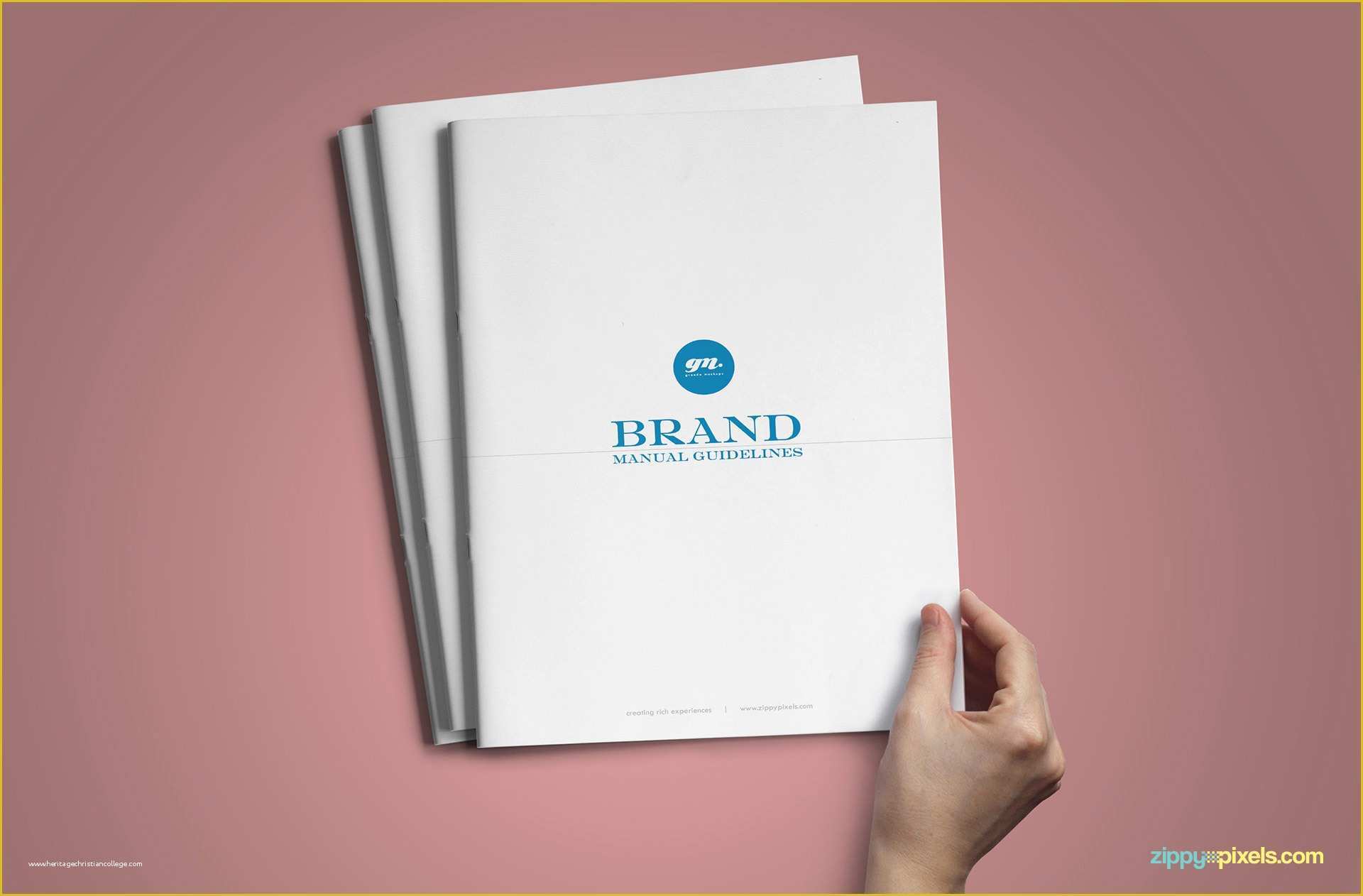 Brand Book Template Free Of Minimalistic Branding Guidelines Template Brandbook