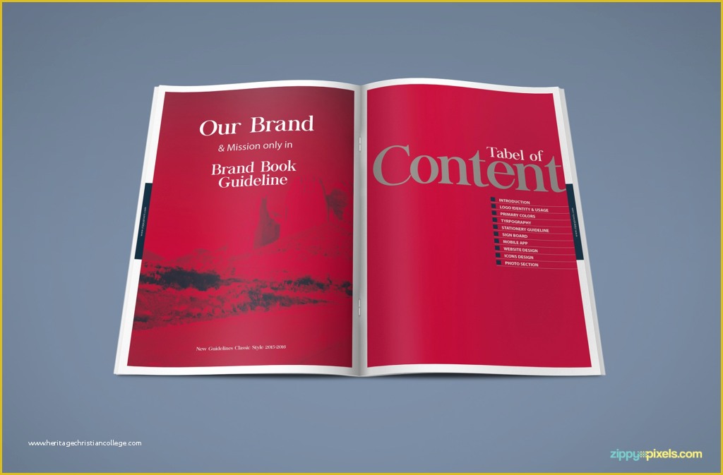 Brand Book Template Free Of Primary Colors Book Valid the Harmony Free Brand Book