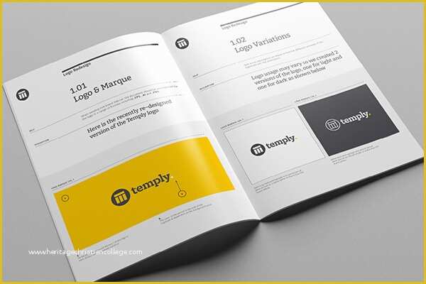 Brand Guidelines Template Indesign Free Of 10 Great Beautiful Brand Book Templates to Present Your