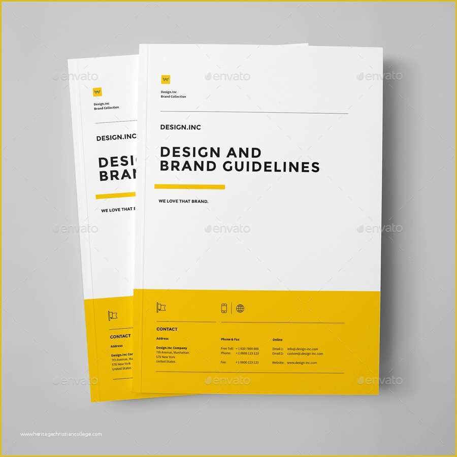 Brand Guidelines Template Indesign Free Of 23 Best Brand Guidelines Templates Psd & Indesign