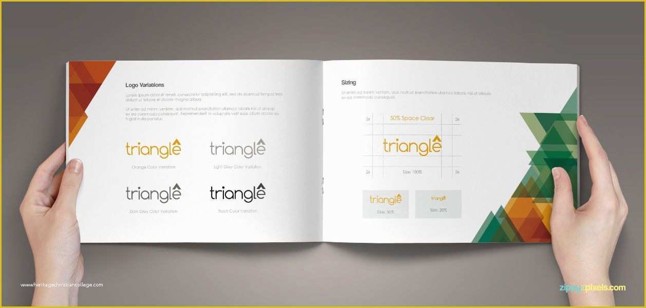 Brand Guidelines Template Indesign Free Of Brand Book Template for Branding Guidelines