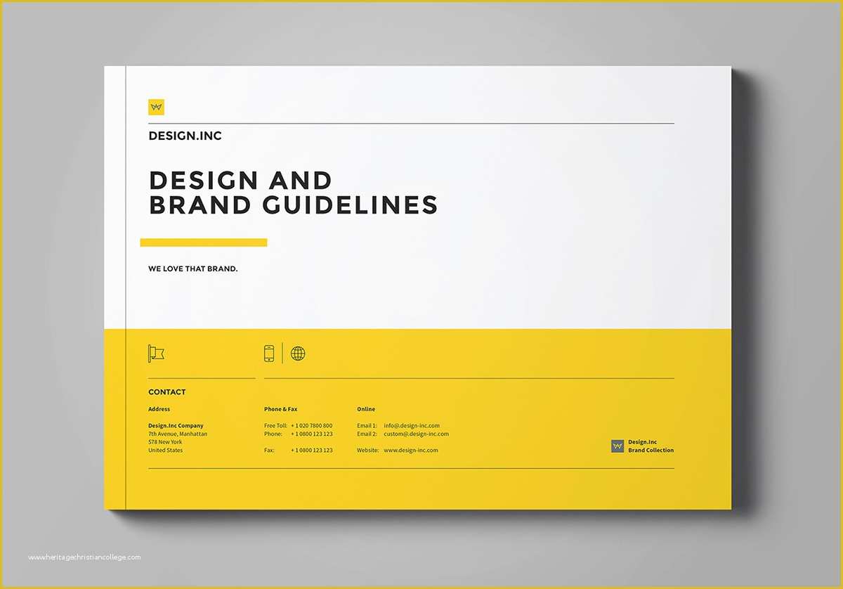 Brand Guidelines Template Indesign Free Of Brand Manual On Behance