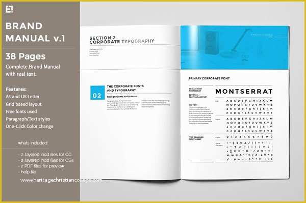 Brand Guidelines Template Indesign Free Of Brand Manual Template