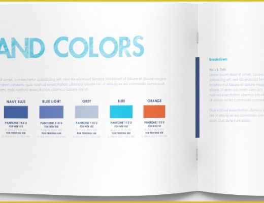 Brand Guidelines Template Indesign Free Of Free Indesign Brand Guidelines Mockup