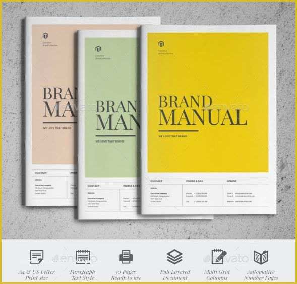 Brand Manual Template Free Of 21 Best School Brochure Template Psd Images On Pinterest