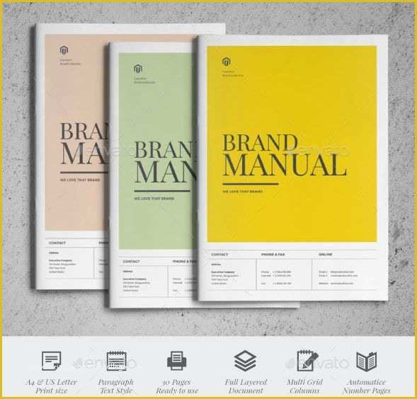 Brand Manual Template Free Of 21 Best School Brochure Template Psd Images On Pinterest