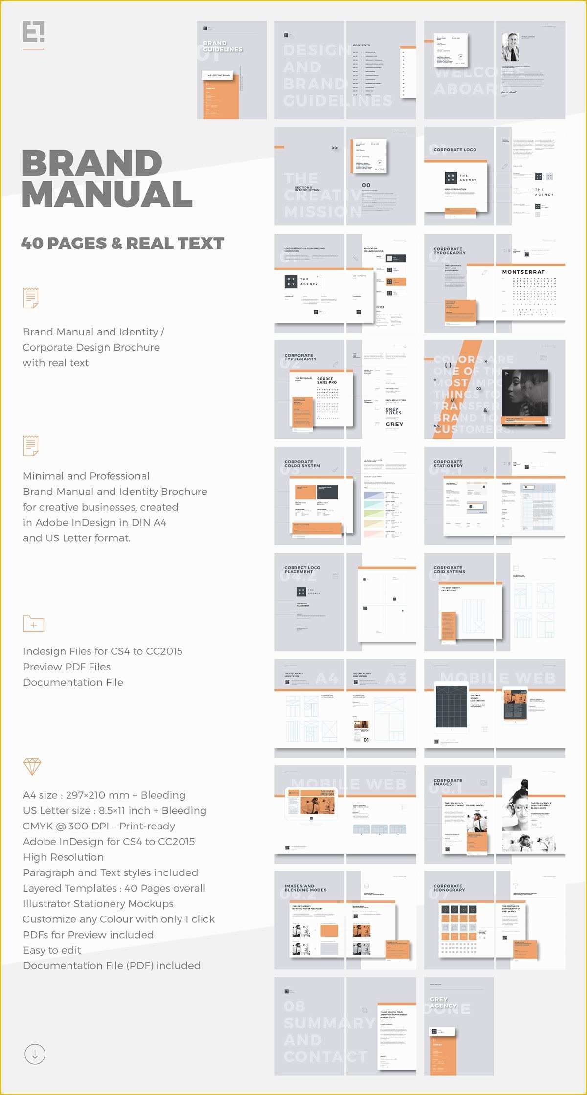 Brand Manual Template Free Of Brand Manual and Identity Template – Corporate Design