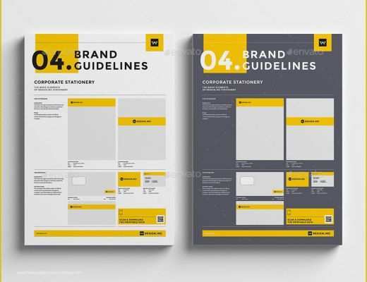 Brand Manual Template Free Of Brand Manual Template 4 Stationery by Egotype