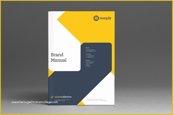 Brand Manual Template Free Of Brand Manual Template On Behance