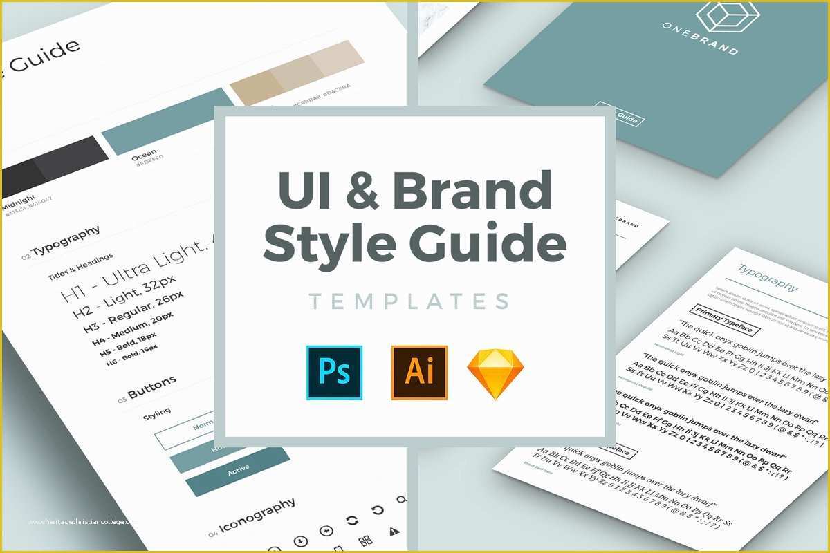 Brand Manual Template Free Of Free Ui & Brand Style Guide Templates — Medialoot