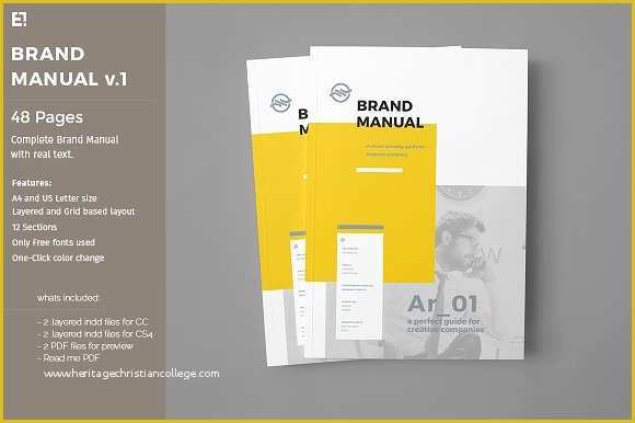 Brand Manual Template Free Of How to Design A Brand Style Guide Creative Market Blog