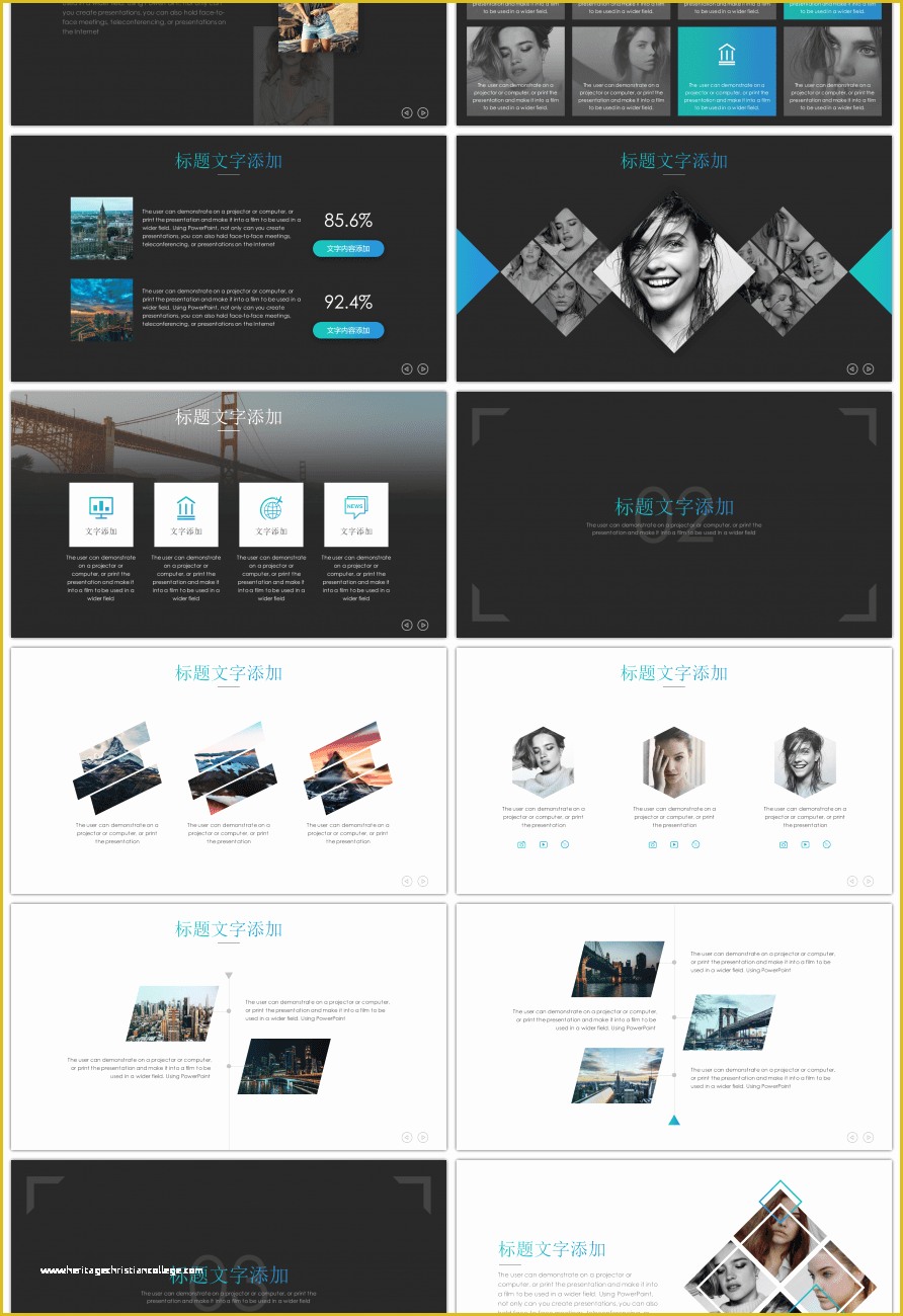 Branding Presentation Template Free Of Awesome European and American Fashion Brand Poster Ppt