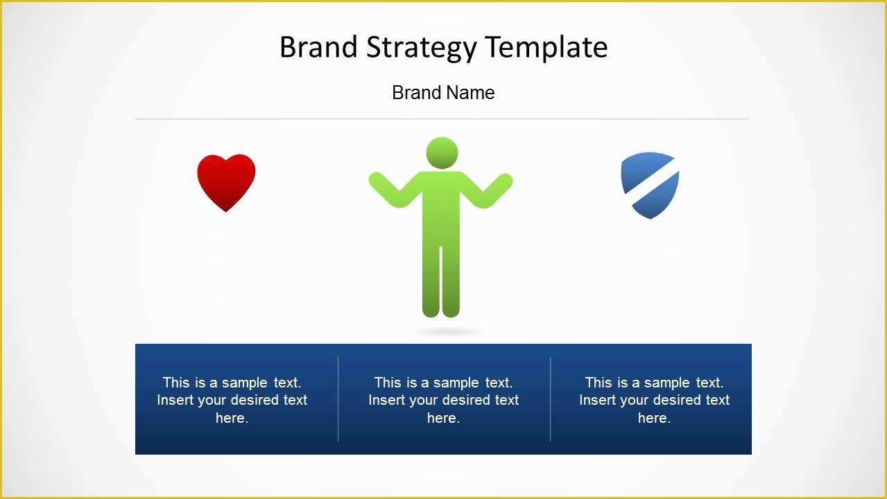 Branding Presentation Template Free Of Brand Strategy Template for Powerpoint Slidemodel