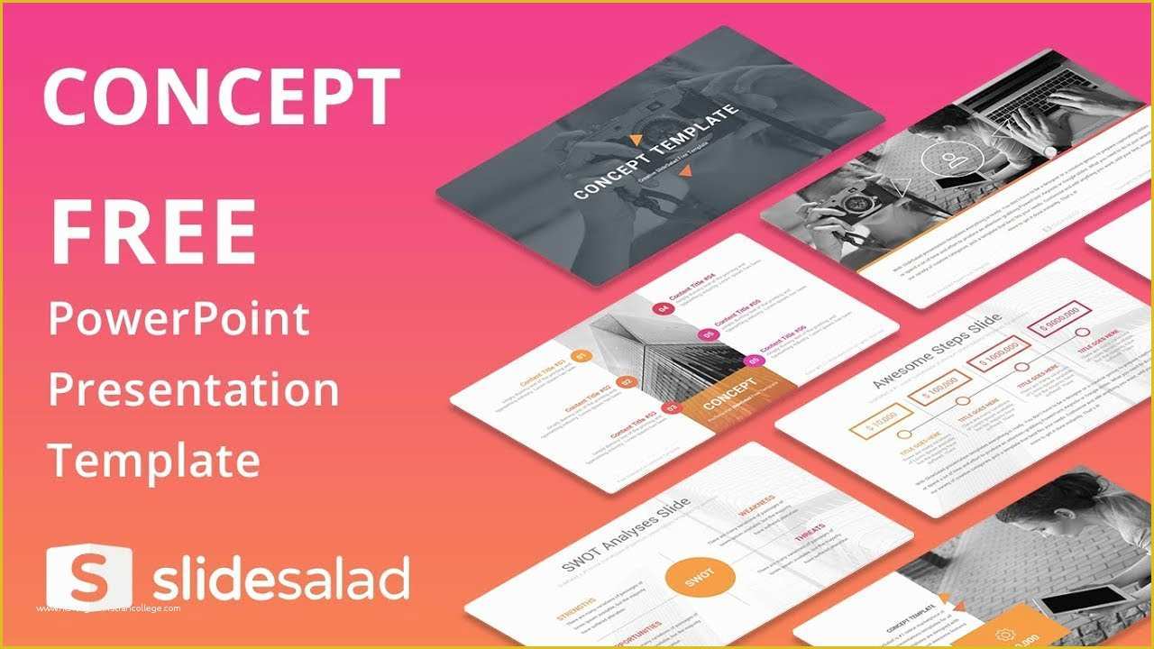 Branding Presentation Template Free Of Concept Free Download Powerpoint Template Slidesalad