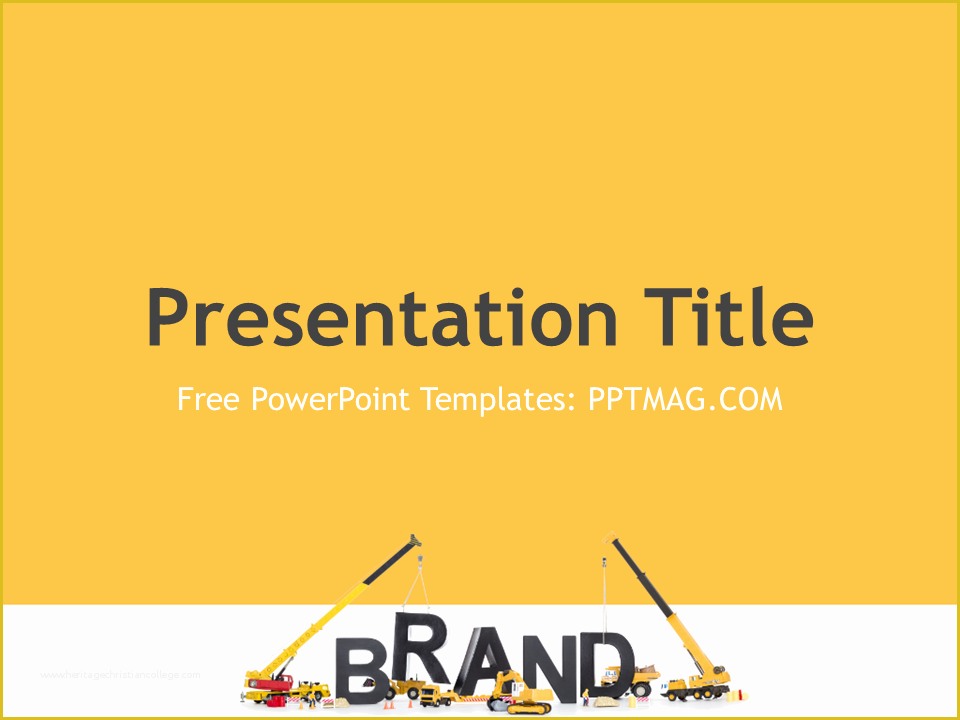 Branding Presentation Template Free Of Free Branding Powerpoint Template Pptmag