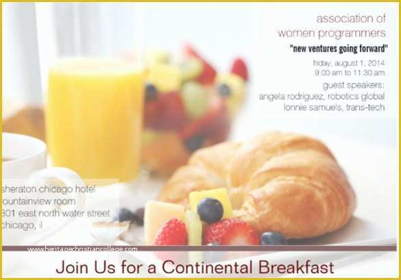 Breakfast Invitation Template Free Of 21 Meeting Invitation Templates Psd Word Ai Indesign