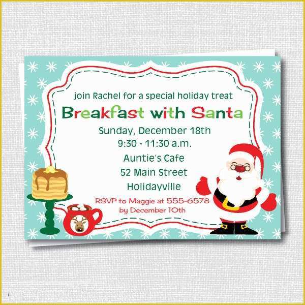 Breakfast Invitation Template Free Of 8 Holiday Breakfast Invitations Jpg Vector Eps Ai