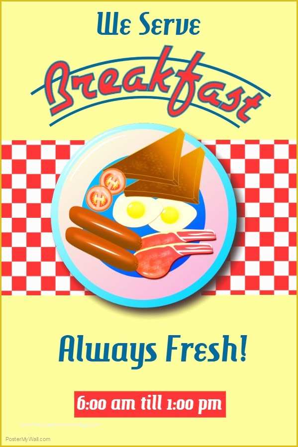 Breakfast Menu Template Free Download Of 11 Free Sample Breakfast Menu Templates Printable Samples