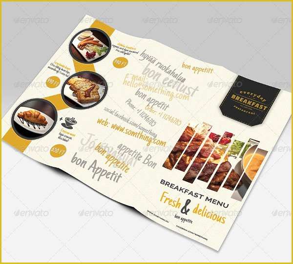 Breakfast Menu Template Free Download Of 19 Breakfast Menu Templates Free & Premium Download