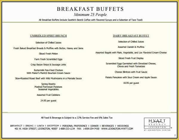 Breakfast Menu Template Free Download Of Breakfast Lunch Dinner Menu Template Template Resume