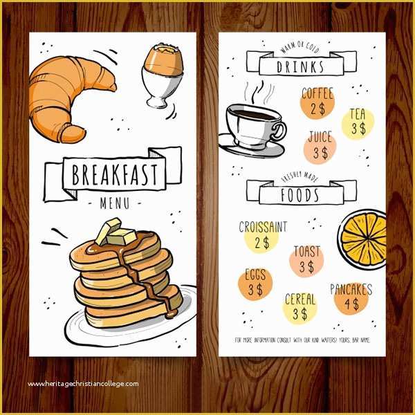 Breakfast Menu Template Free Of 80 Breakfast Menu Templates Free Psd Vector Eps Png Ai