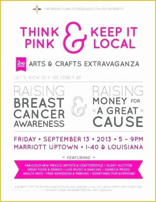 Breast Cancer Fundraiser Flyer Templates Free Of Benefit Flyer Template – athoise