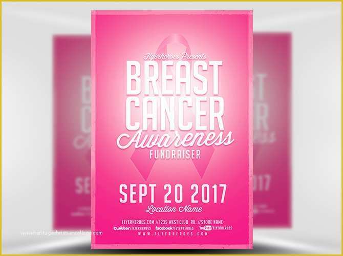 Breast Cancer Fundraiser Flyer Templates Free Of Cancer Fundraiser Flyer Template Yourweek Beca25e