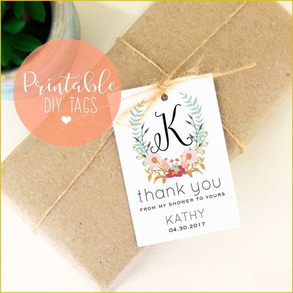 Bridal Shower Favor Tags Template Free Of Printable Bridal Shower Favor Tags From My Shower to