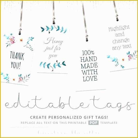 Bridal Shower Favor Tags Template Free Of Thank You Favor Tags Template Wedding Thank You Tag