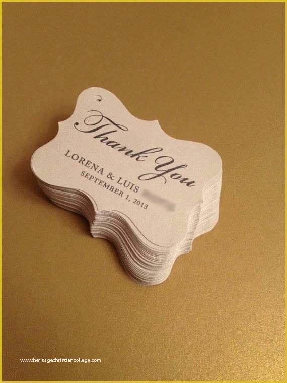 Bridal Shower Favor Tags Template Free Of Wedding Favor Tags Party Favor Tags Thank You by